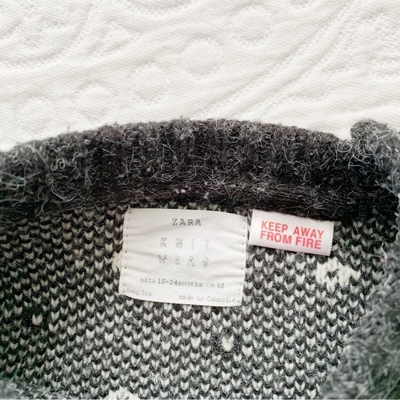 Zara‎ Kids' Knitwear Snowy Bear Sweater (18-24 Months) - Picture 5 of 5